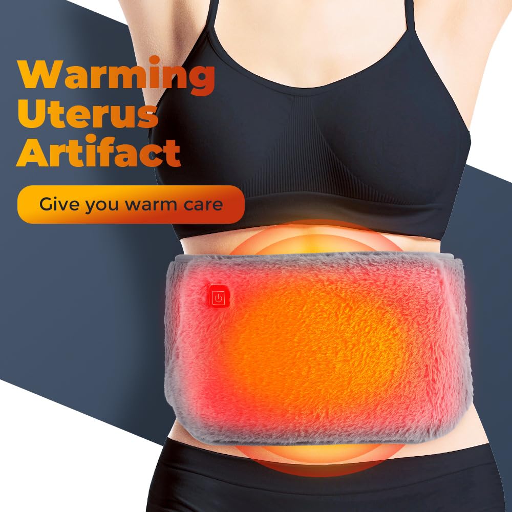 3-in-1 Heating Waist Belt: Heating Pad to Soothe Back & Period Cramps