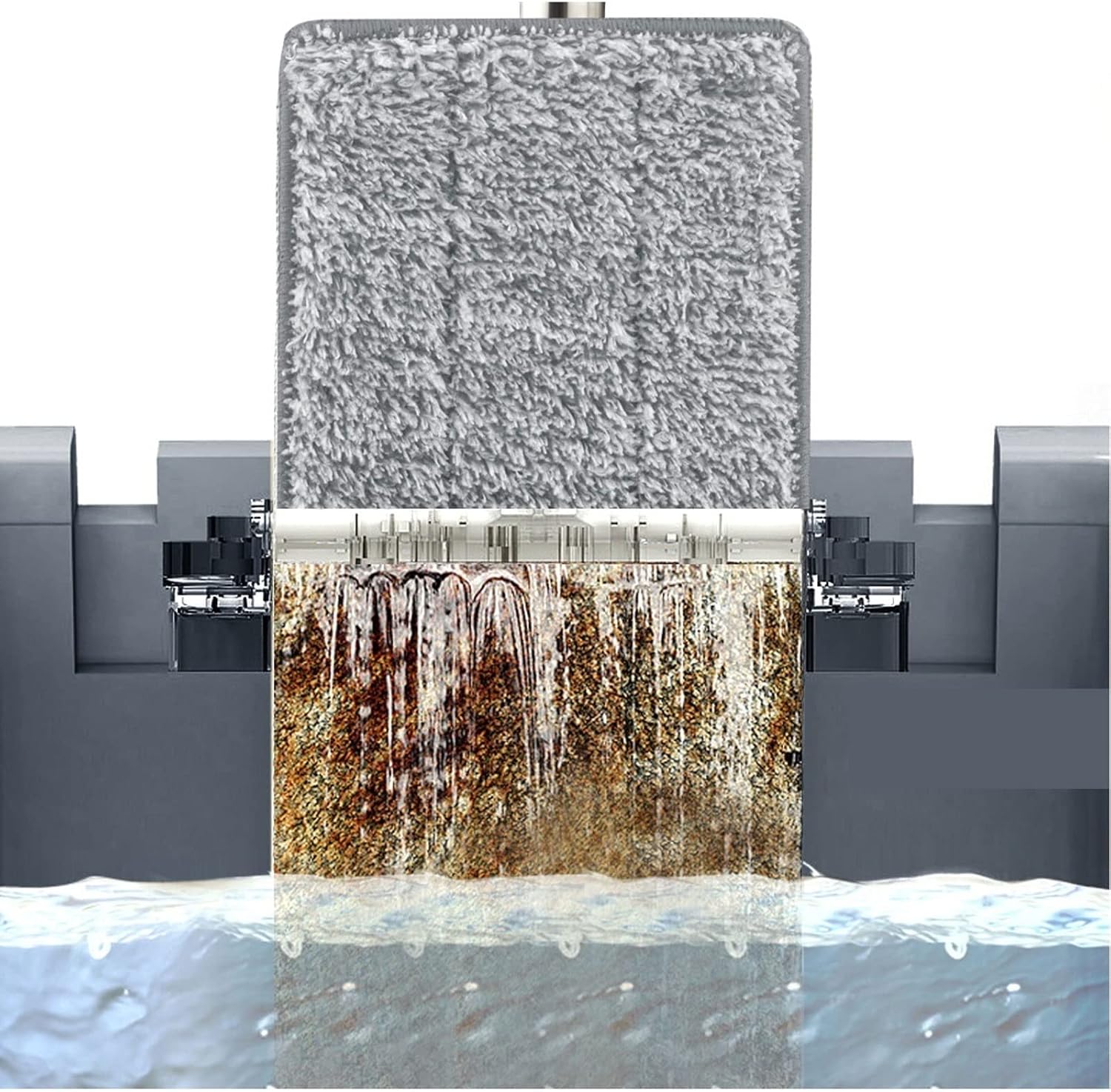 Mops For Cleaning Floors 1pc Hand Free Flat Floor Mop And Bucket Set For Professional Home Floor Cleaning System With Washable Microfiber Pads for Hardwood Beauty Comes