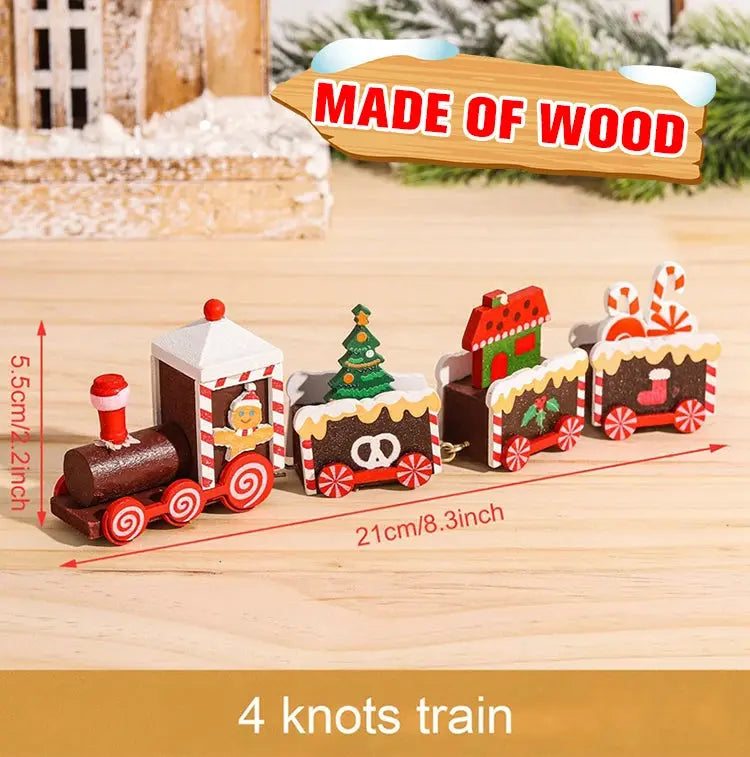 Christmas Train Merry Christmas Decorations For Home 2025 Cristmas Ornament Xmas Navidad Noel Gifts Happy New Year 2026 Gifts Nuvio