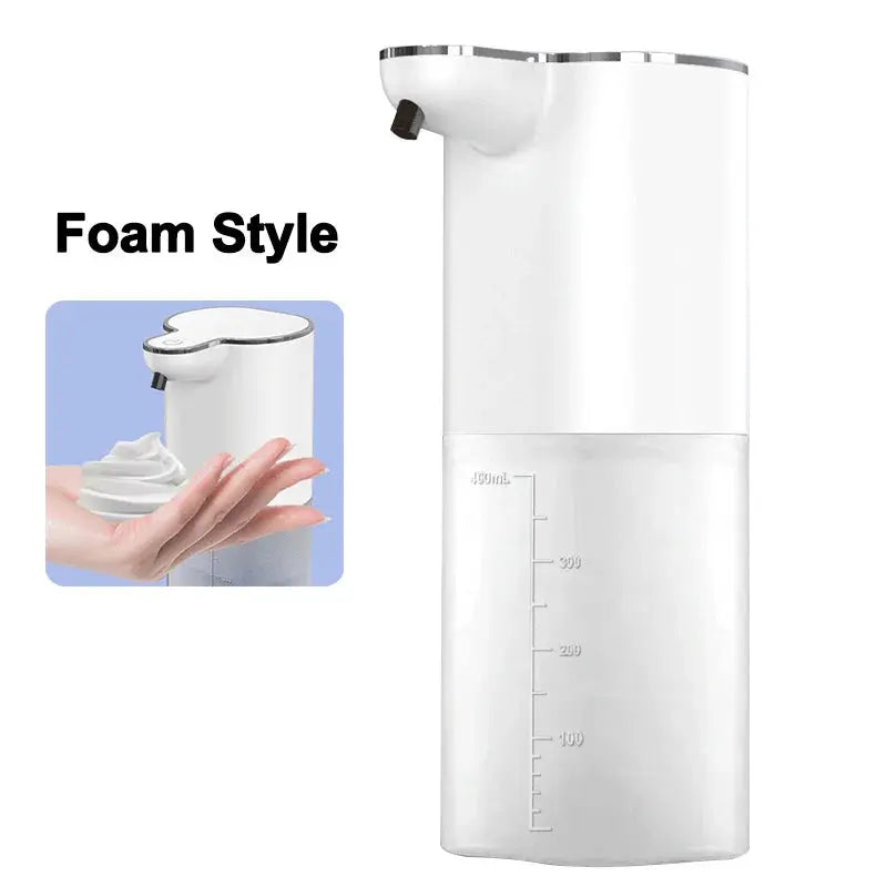 Automatic Soap Dispensers 400ml 4-Gears Adjustable Bathroom Smart Washing Hand Machine USB Rechargeable Touchless Hand Sanitizer Nuvio