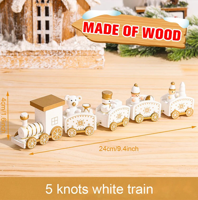 Christmas Train Merry Christmas Decorations For Home 2025 Cristmas Ornament Xmas Navidad Noel Gifts Happy New Year 2026 Gifts Nuvio