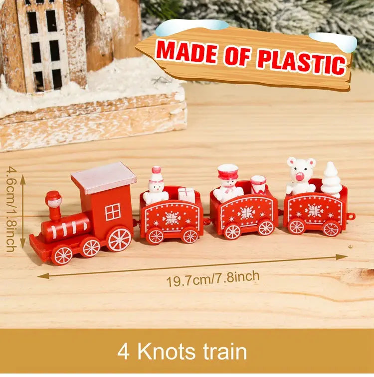 Christmas Train Merry Christmas Decorations For Home 2025 Cristmas Ornament Xmas Navidad Noel Gifts Happy New Year 2026 Gifts Nuvio