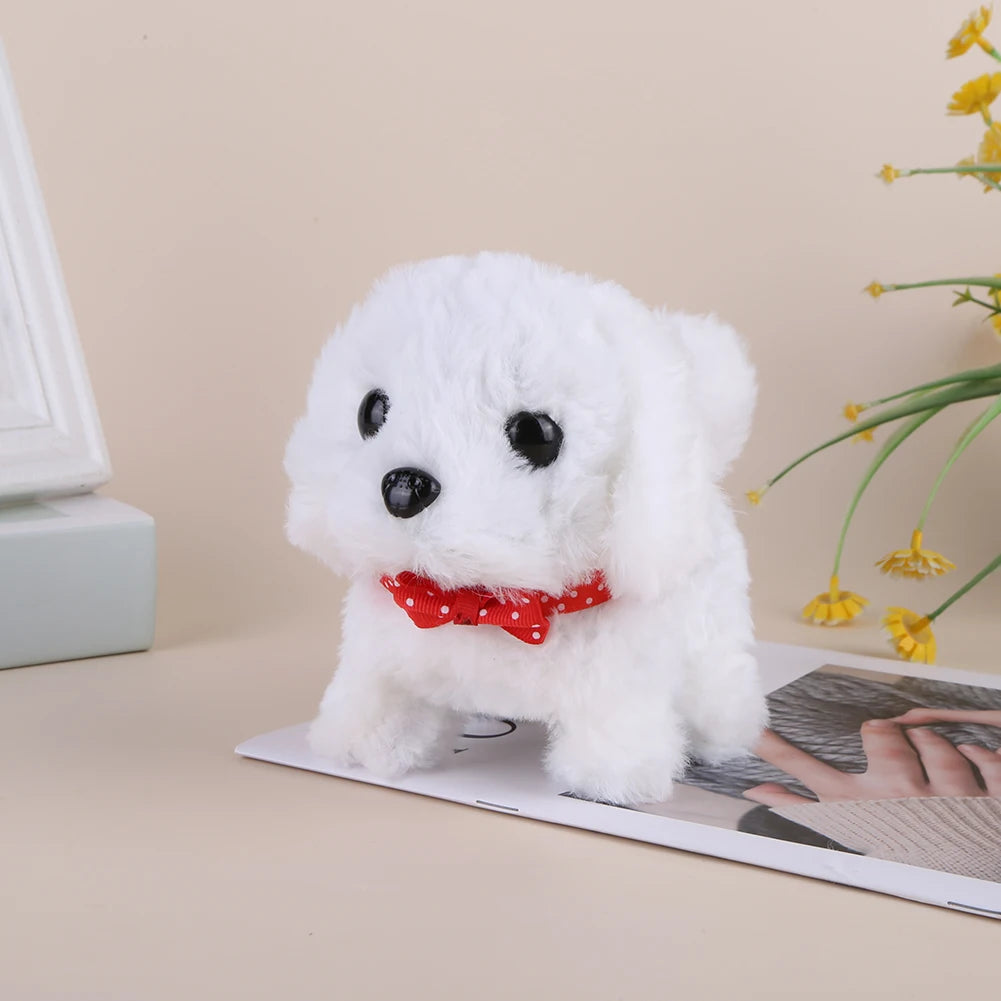 Interactive Plush Puppy Dog Toy Electronic Robot Dog Walking Barking Wagging Tail My Realistic Robot Puppy Cute Soft Toy for Kid Nuvio
