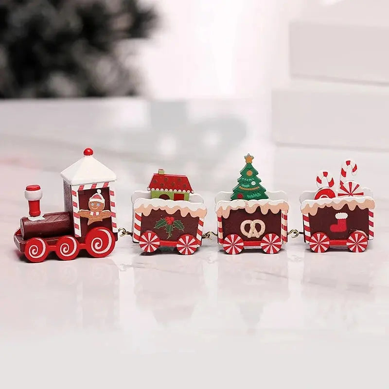 Christmas Train Merry Christmas Decorations For Home 2025 Cristmas Ornament Xmas Navidad Noel Gifts Happy New Year 2026 Gifts Nuvio