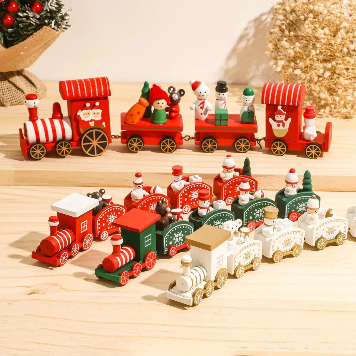 Christmas Train Merry Christmas Decorations For Home 2025 Cristmas Ornament Xmas Navidad Noel Gifts Happy New Year 2026 Gifts Nuvio