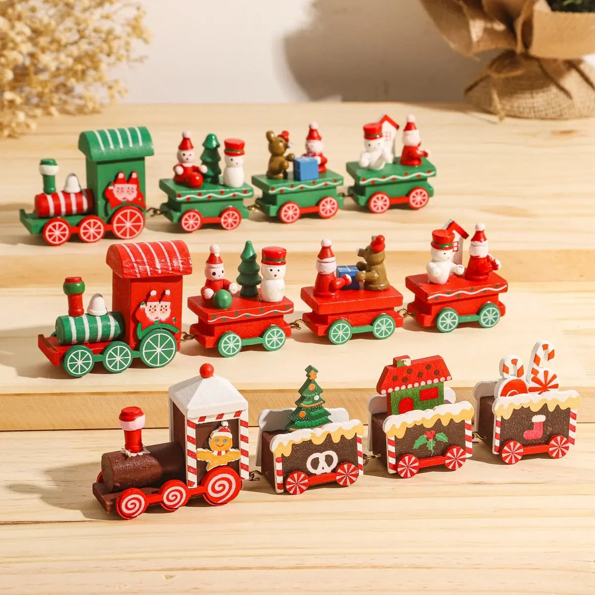 Christmas Train Merry Christmas Decorations For Home 2025 Cristmas Ornament Xmas Navidad Noel Gifts Happy New Year 2026 Gifts Nuvio