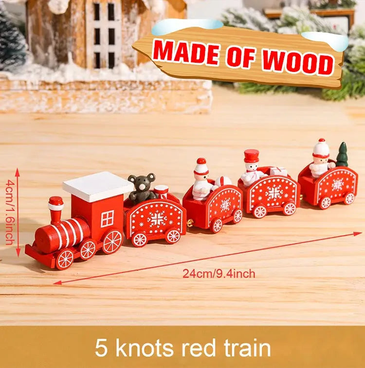 Christmas Train Merry Christmas Decorations For Home 2025 Cristmas Ornament Xmas Navidad Noel Gifts Happy New Year 2026 Gifts Nuvio