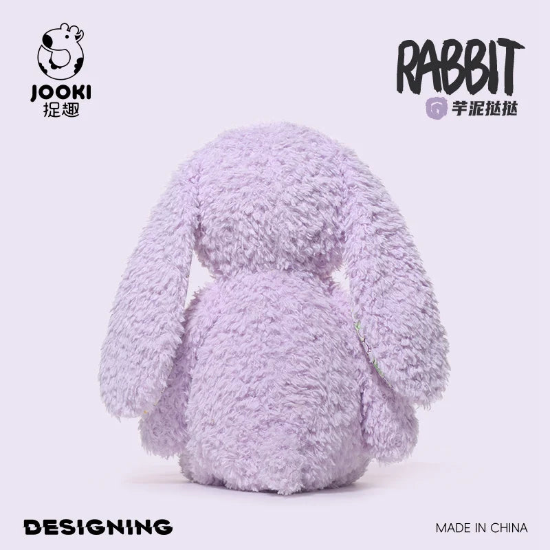 Longleg Series Cartoon Bunny Plush Dolls Pink Purple Grren Rabbit Animals Soft Decor Kawaii Girls Boys Christmas Halloween Gifts Nuvio