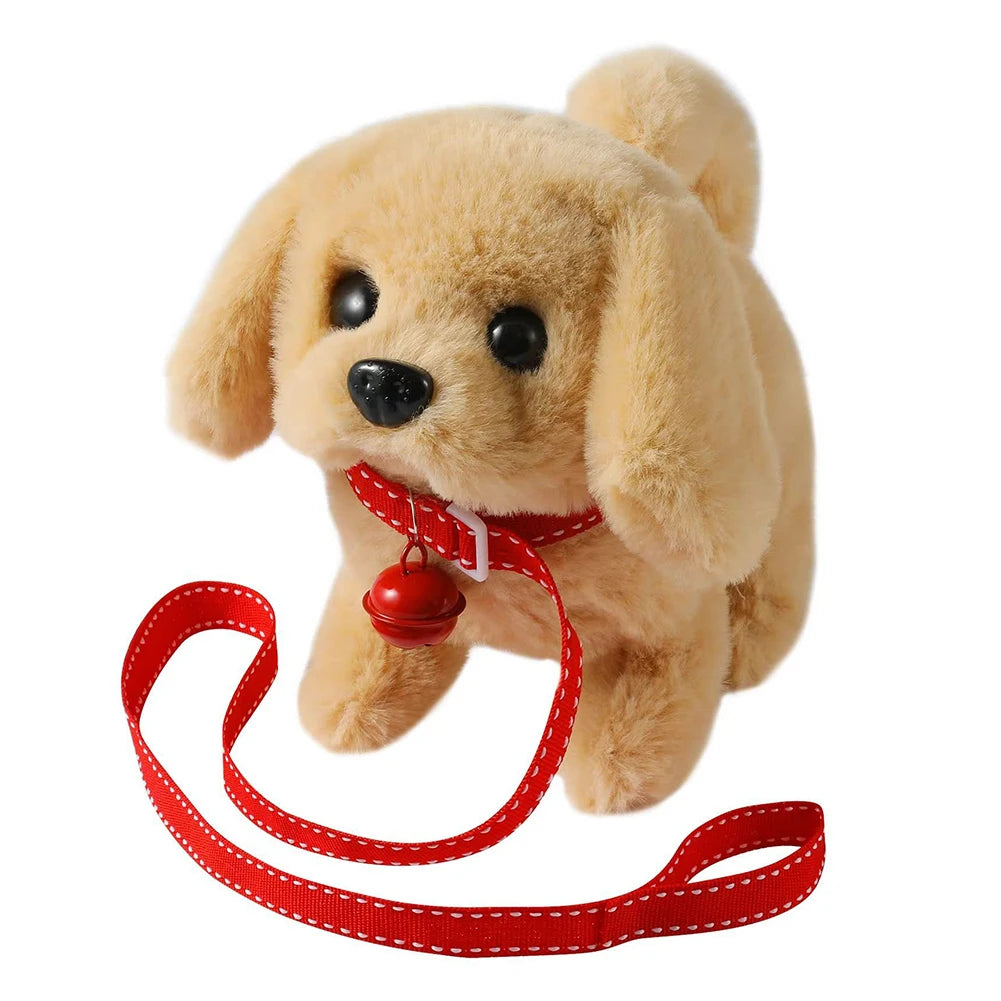Interactive Plush Puppy Dog Toy Electronic Robot Dog Walking Barking Wagging Tail My Realistic Robot Puppy Cute Soft Toy for Kid Nuvio
